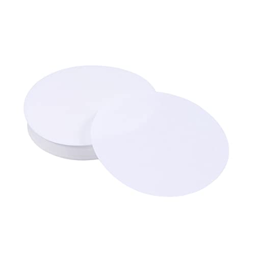 LIFKOME 200pcs Qualitative Filter Paper 9cm Diameter Medium Flow Rate for School Lab