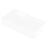 GLEAVI Rectangular Glass Block Optimal for Refraction Experiments Physical Optics Equipment Educational Tool