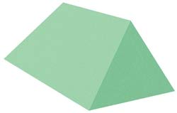 X-Ray Sponge Positioner - 45° Spinal Wedge - 20-1/4" x 10" x 7" Coated Stealth, USA Made