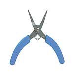 Jameco Benchpro GPL-204-R Tool, Pliers, Flat Long Nose, Stainless Steel, Spring Return, 4" Size