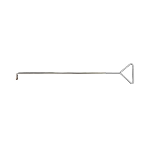 Varile 76cm Kanalhaken lackierter Stahl Schachthaken Kanaldeckelheber Schachtdeckelhaken