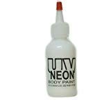 WHITE INVISIBLE UV Body Paint, Black Light Liquid Paint 1oz