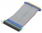 PCI-164-Pin PCI-E 16X Riser Card Flex Flexible Ribbon Extender Extension Cable (15cm)