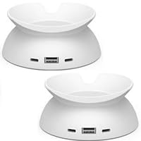 Support mural pour Amazon Echo Spot 2024 Gen Echo Dot 5 et Dot 4 blanc