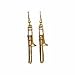 Trombone Earrings (Gold)