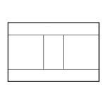 Placa arenada de tecnopolímero color gris negro 1 módulo