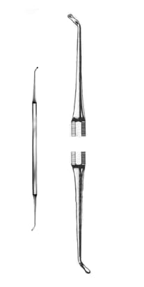 AmeriCan Goods 1/Pcs Dental Excavator #40-41 Double-Ended Solid Handle Stainless Steel Professional Instrument