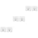 OSALADI 6 Pcs Wall Mount Camera Bracket Camera Wall Mount Lazy Mobile Phone Rack Wall Mounted Phone Holder Bed Side Shelf Wall Phone Holder Wall Organizer The Lazy White The Bed abs