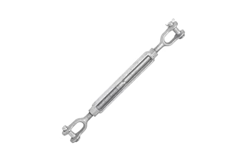 TB001IM07 Tensor de Quijada en Acero Galvanizado Forjado, Capacidad 10000 lbs, 1 pulgada de rosca x 12 pulgadas de ajuste, 26-5/8 pulgadas de longitud miniatura 4