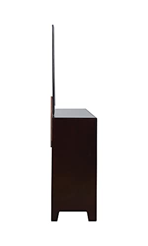 Coaster Home Furnishings Phoenix Square Dresser Mirror Cappuccino, 37.5"D X 37.5"H (200414) #TOP6