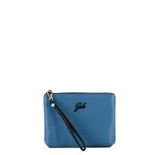 GABS Bustina Amina M Bulla sac pochette en cuir véritable noir pour femme élégante