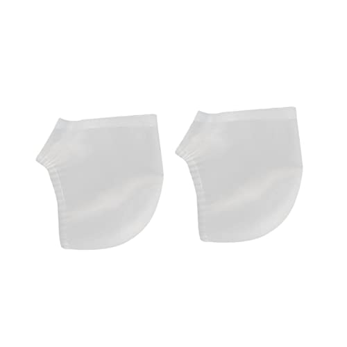 HAPINARY Heel Socks Women Silicone Heel Protectors 2 Pairs Foot Callous Softener Ankle Covers