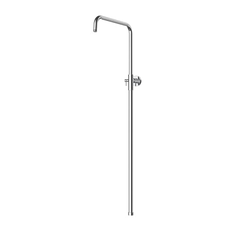 Ensemble de douche chromé Marwell Classico 20 cm avec barre réglable - 5