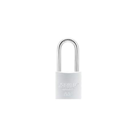 Zarker A40 Keyed Padlock – Aluminum Body, Stainless Steel Shackle(SUS 304), Silver, 1-Pack Cover