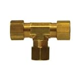 18101 Tee, 1/8 in Compression x 1/8 in Compression x 1/8 in Compression, Brass