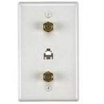 30-8069-BU, Connector Accessories Wall Plate White Bulk (25 Items)