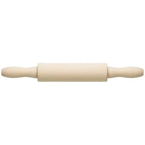 KitchenCraft Small Beechwood Revolving Rolling Pin Cover