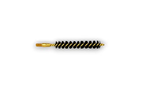 Pro-Shot Nylon Rifle Bore Brush – .375 Cal Heavy-Duty Nylon Bristle Brush, Brass Core, Oversized Thick Fill, 8-32 Threads, Solvent-Resistant, Big-Bore Fit, Made in USA