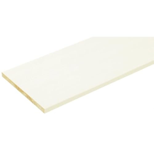 南海プライウッド 化粧棚板 グレインランバー ホワイトオバンコール 18×300×900mm 収納棚 可動棚