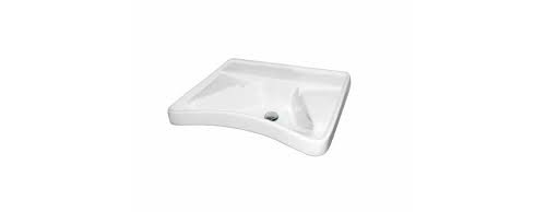 idral lavabo baño suspendido a pared 66,5 cm – Linea discapacitados Basic – 10190plt