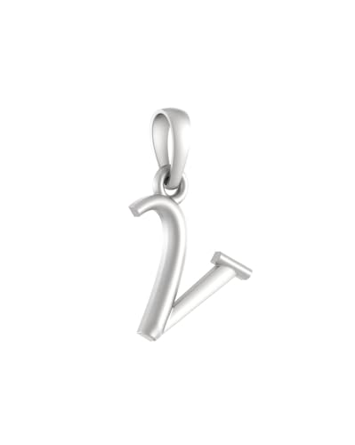 Pendentif chaîne alphabet argent pur évite les allergies bijou léger Mtrolls 925