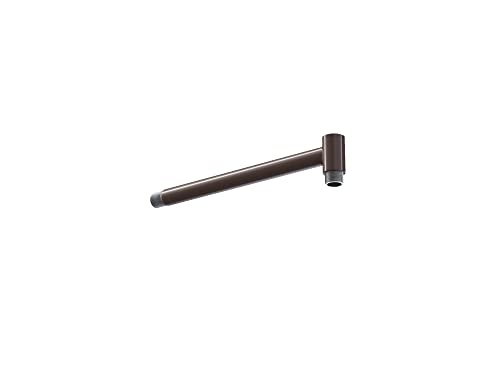 Steel Lighting Co. Gardena Barn Light | Outdoor Wall Mounted | 16" Dome | 11" Straight Arm | Farmhouse Light Made In America | Dark Bronze Exterior/White Interior #TOP7