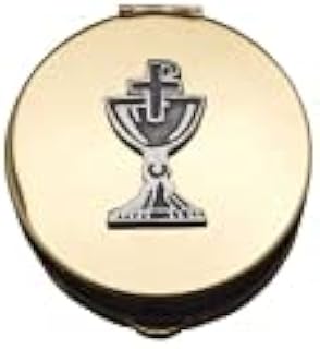 Amazing Saints Chalice Pyx 3 Inch Holds Over 40 Hosts