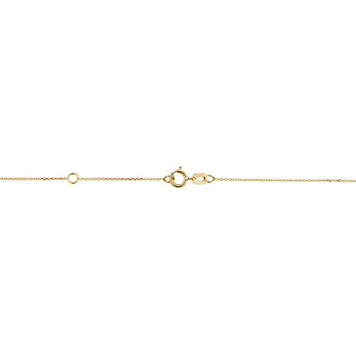 14K Yellow Gold Tube Station Adjustable Length Choker Necklace (Adjusts To 15 Or 16 Inch) #TOP2