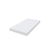 VitaliSpa Matelas pour Enfants, Blanc, 140x70cm, avec Housse Respirante et système de Housse Amovible