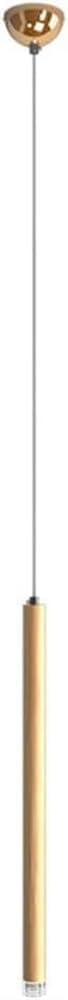 ASerZenith Modern Gold Long Chandeliers Compatible With Foyer 3W Led Long Tube Ceiling Pendant Lamp, Linear Bar Hanging Light,White Light-H:30Cm