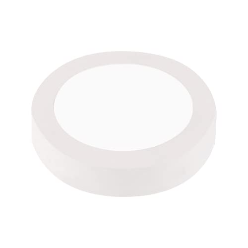 Panneau LED Ø 225 mm 18 W encastrable rond plafonnier blanc DOTLUX 2528