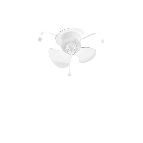 Ventilateur de plafond 3 pales blanc Perenz Lem 30W avec éclairage