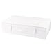 HANGERWORLD Large White Wedding Dress Bridal Gown Garment Storage Box and Travel Carry Case