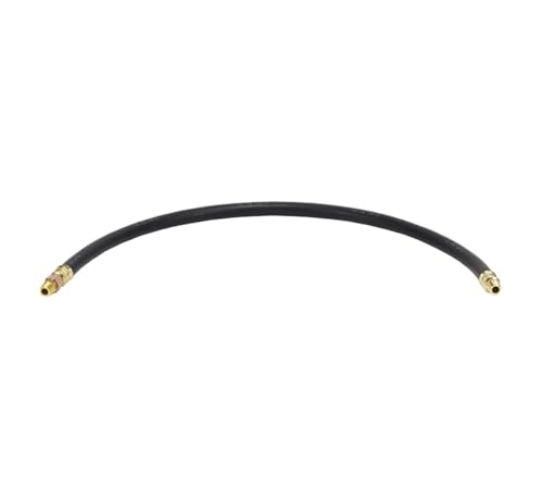 Mytee Products Air Brake Hose Assembly 36" x 3/8"-18 for Semi Trucks | 1/2" ID 3/8" NPT 225 PSI 1 Fixed 1 Swivel DOT FMVSS106 SAE J1402 | Replaces 16336 028G36 1-473 12-38136 148036 18136 21299 22135