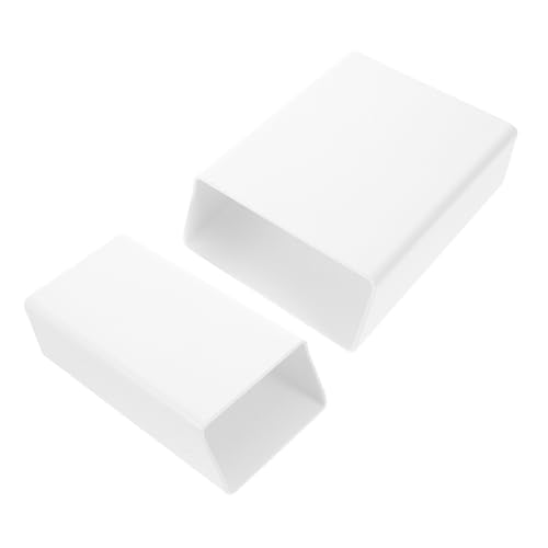 Alipis Set Moderno Portaspazzolino Con Dispenser Per Dentifricio Organizer Da Parete Per Bagno Facile Da Installare Plastica Robusta (13x6 8 Cm 14x10 3 Cm)