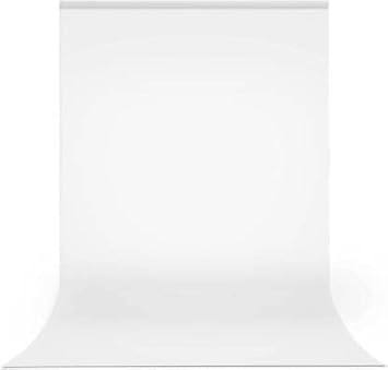 Cam Cart 8FTX14FT White Backdrop Background for Photography Photo Booth Backdrop for Photoshoot Background Screen Video Recording (Stand Not Included) Reflector