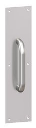 Hager 052665 33E 4" x 16" US32D Pull Plate Square Corner 30S Plate, 3E Pull