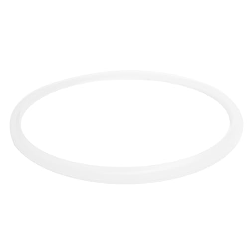 Aramox Pressure Cooker Sealing Ring, Food Grade Silicone Pressure Cooker Gaskets 5 Pack Clear Replacement O Ring for Stainless Steel, Easy Clean for Home Cooking (20cm inner diameter (common to miniatura 2