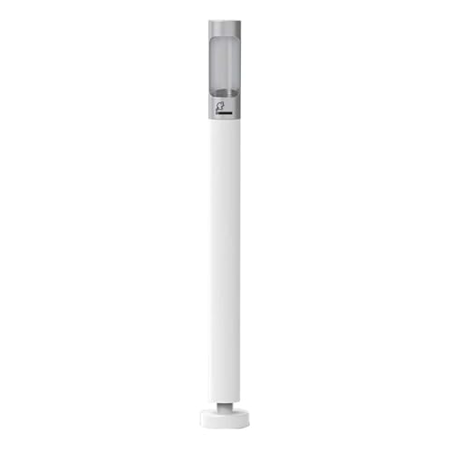 Cendrier d'extérieur en acier inoxydable blanc au design haut de gamme pour terrasse et hôtel