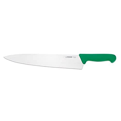 Giesser seit 1776 - Made in Germany - Kochmesser grün, Basic Green, Klinge 31 cm, rutschfest, scharfes Küchenmesser spülmaschinenfest, rostfrei