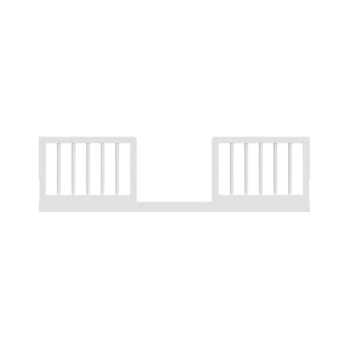 Storkcraft & Graco Toddler Safety Guardrail Kit with Dowels (White) – GREENGUARD Gold Certified, Converts Compatible Storkcraft & Graco Crib to Toddler Bed, Kit Includes 2 Toddler Guardrails