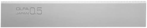 Miniatura 3 de OLFA Cuchillas raspadoras de doble filo de 3.937 in, 10 cuchillas (BS-10B)  Cuchillas raspadoras de repuesto resistentes de 3.937 in para vidrio,