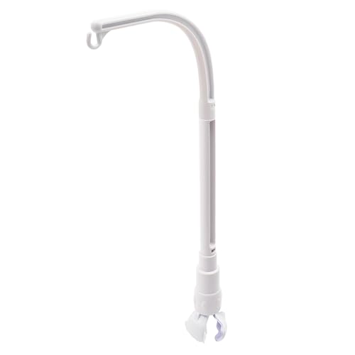 58cm Baby Mobile Hanger, Kinderbett Mobile Arm, AolKee abnehmbare verstellbare Halter für hängende Krippe Mobiles/Windglocken Spielzeug weiß