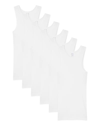 Consejos para Comprar Camisetas interiores para Hombre para comprar online. 47 Gildan playera sin mangas para hombre, paquete múltiple, blanco, (White blanco, (6 Pack)), Large