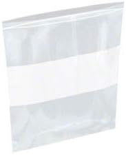 Extra Large Heavy Weight Freezer Zipper Bags 13"X18" Zip & Lock Storage Jumbo 2.5 Gallon Quality 4 Mil Bags with White Block 50 Ct