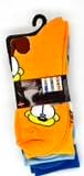 Hyp Garfield 3 pack Unisex Dress Crew Socks. 3 pair – Garfield the Cat & Odie- Men’s Shoe Size 6-12 - Image 6