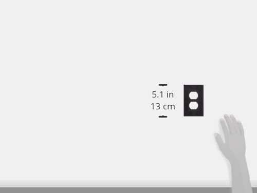 Amerelle 43Dvb English Garden Wallplate, 1 Duplex, Aged Bronze #TOP6