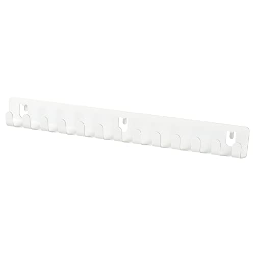 IKEA SKÅDIS Hakenleiste, Weiß - 3 Haken - Kunststoff - Tragbar...