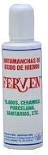 FERVEN Quitamanchas de Óxido de Hierro en Ropa y Cerámicas, Líquido, Concentrado, 40 ML
