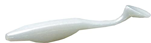 Zoom Bait Swimmin Super Fluke JR Bait-Pack of 10 (White Pearl)